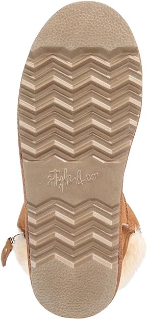 Style & Co. Women's Maevee Faux Fur Lined Ankle Winter & Snow Boots