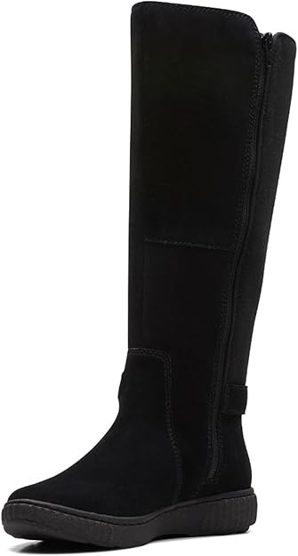 Clarks Caroline Style Black Suede