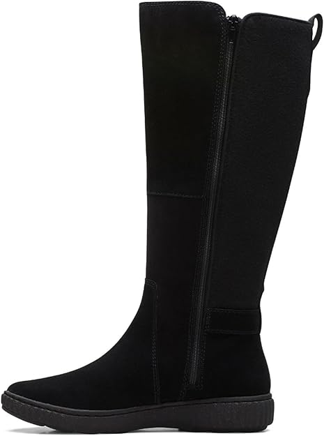 Clarks Caroline Style Black Suede
