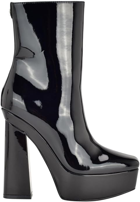GUESS Women's Byra Platform Block Heel Dress Booties