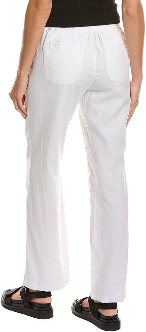 Vince Camuto Women's Drawstring Wide Leg Linen Pant
