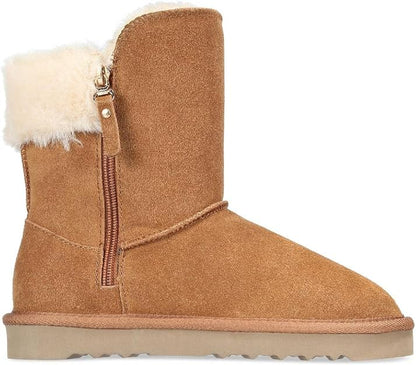 Style & Co. Women's Maevee Faux Fur Lined Ankle Winter & Snow Boots