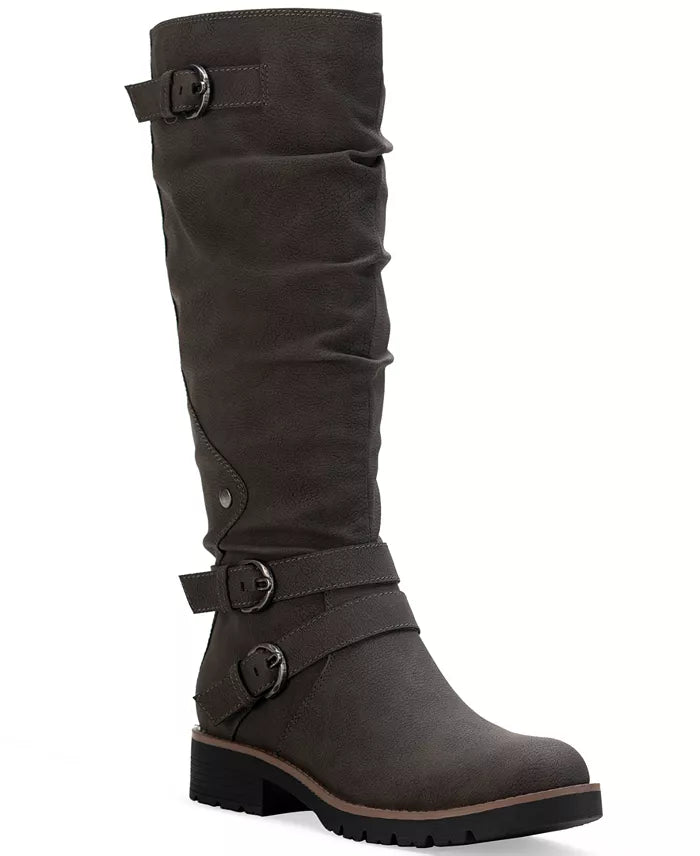 Sun + Stone Brinley Strapped Lug-Sole Boots