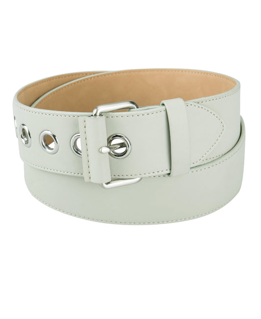 Calvin Klein Women's Covered Leather Roller Buckle Casual Belt