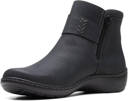 Clarks Cora Rae Black Boots