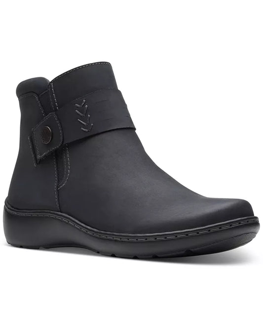 Clarks Cora Rae Black Boots