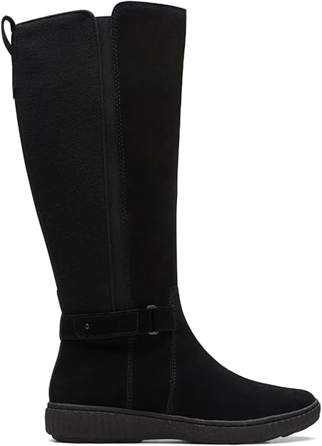 Clarks Caroline Style Black Suede