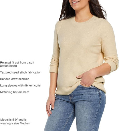 GAP  Seedstitch Sweater, Crewneck Pullover Sweater