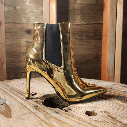 I.N.C Gold Ankle Boot