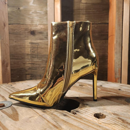 I.N.C Gold Ankle Boot