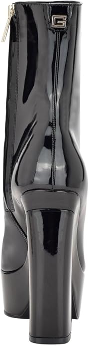 GUESS Women's Byra Platform Block Heel Dress Booties