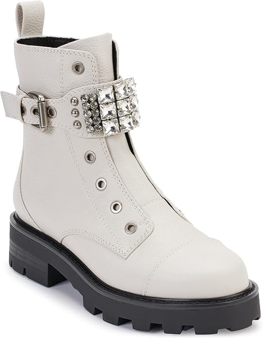 Karl Lagerfeld White Maeva Boot