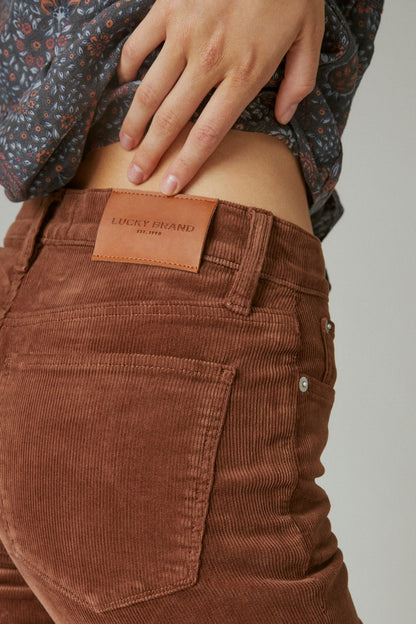 Lucky Brand High-Rise Corduroy Stevie Flare