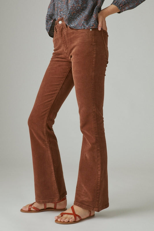 Lucky Brand High-Rise Corduroy Stevie Flare