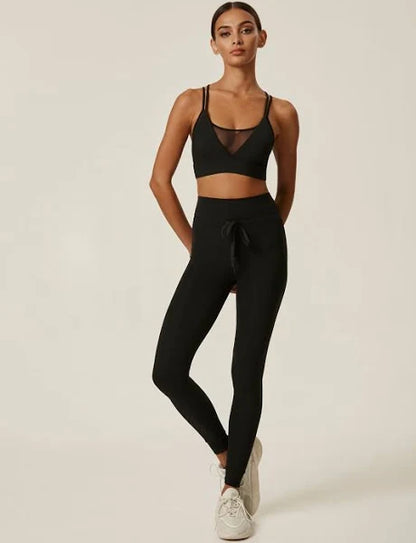 Lanston Sport Hypnotic Drawstring Leggings