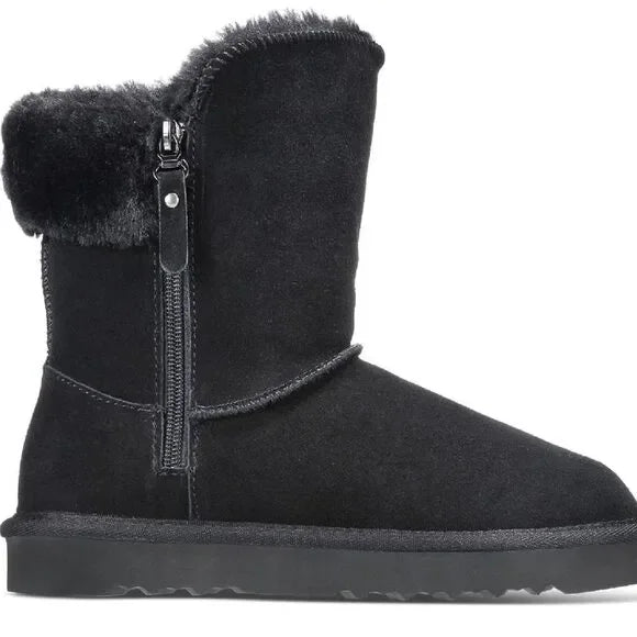 Style & Co Black Cozy Winter Boots