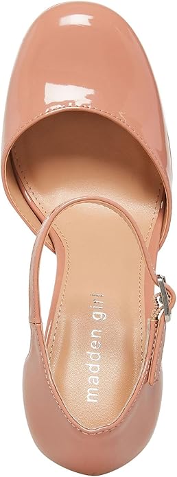 Madden Girl Patten Leather Blush Pink Mary Jane